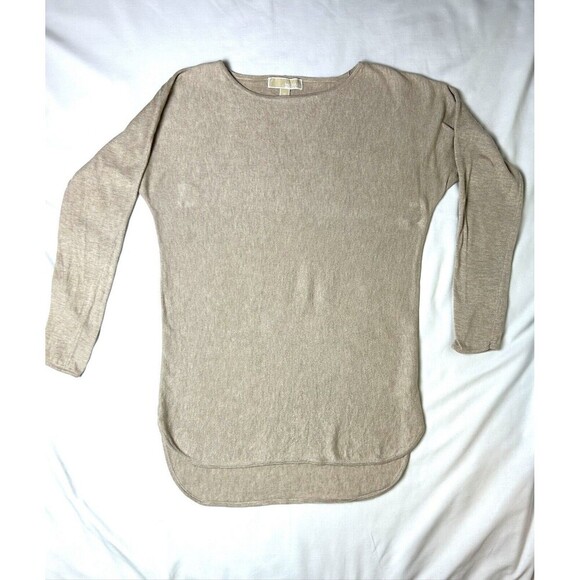 Michael Kors Sweaters - Women's Med Michael Kors Light brown long sleeve pullover sweater. SKU LRC4-2